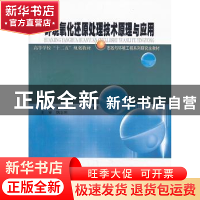 正版 环境氧化还原处理技术原理与应用 施悦,李宁,李永峰主编