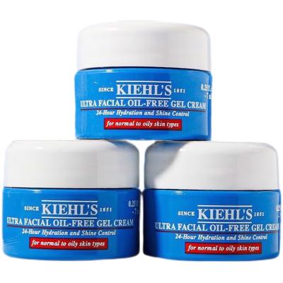 科颜氏(Kiehl's)高保湿清爽霜小样7ml*3瓶果冻清爽面霜补水保湿不油腻控油