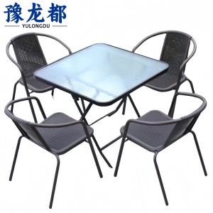 豫龙都 休闲桌椅 四椅套