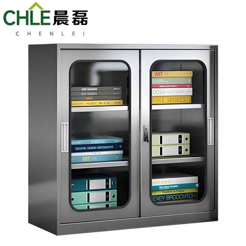 晨磊 不锈钢矮柜 玻璃移门 台