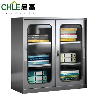 晨磊 不锈钢矮柜 玻璃移门 台