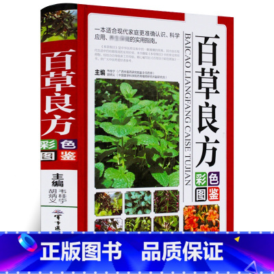 [正版]百草良方彩色图鉴图解中草药中药材彩色图谱附偏方秘方验方药方大全 中药材药方养生中医养生保健本草纲目中医学入门图