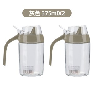 茶花玻璃油壶大容量塑料厨房家用小油罐油瓶酱油醋调料瓶