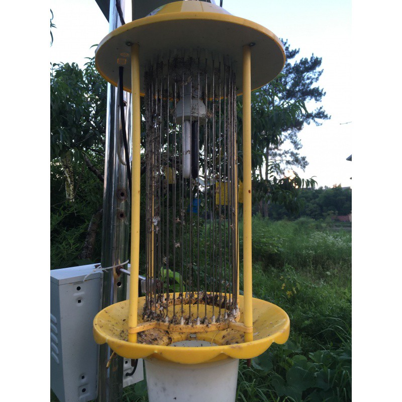 频振式太阳能杀虫灯灭虫灯灭蚊灯户外农用农田果园灭蛾灯诱 三维工匠 [大型太阳能CB-12-B]标配款