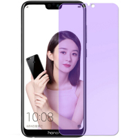 [送手机壳]轻万适用荣耀9i钢化膜全网通honor全屏玻璃贴膜抗蓝光huawei手机保护膜