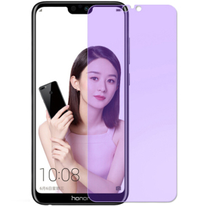 [送手机壳]轻万适用荣耀9i钢化膜全网通honor全屏玻璃贴膜抗蓝光huawei手机保护膜
