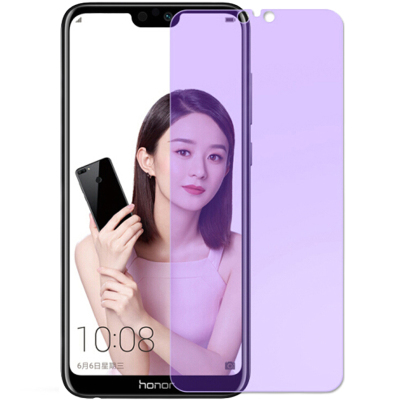 [送手机壳]轻万适用荣耀9i钢化膜全网通honor全屏玻璃贴膜抗蓝光huawei手机保护膜