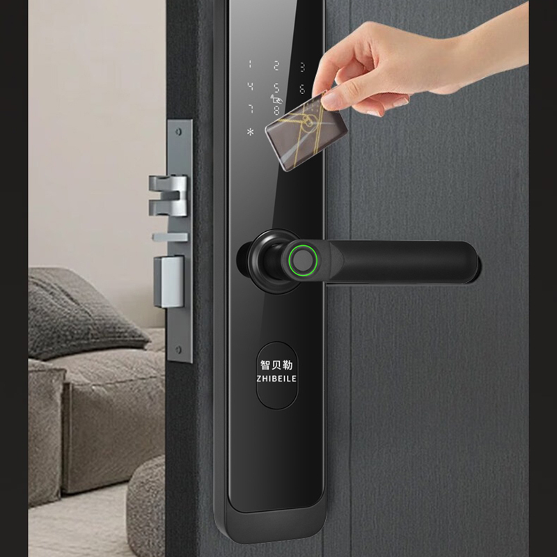 智贝勒V1半自动指纹密码蓝牙开锁