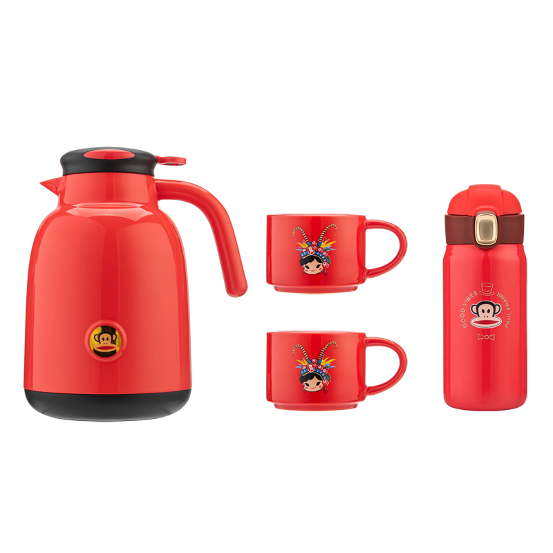 大嘴猴(Paul Frank)保温杯壶 套装 PFC781T-A