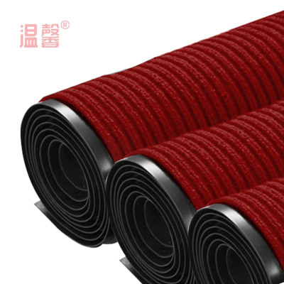 温馨 双条纹地垫 暗红色0.9米宽 米