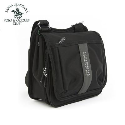 圣大保罗POLO男包牛津布休闲帆布包竖款单肩斜挎包男士布差包新款正品情人节礼物新年礼物