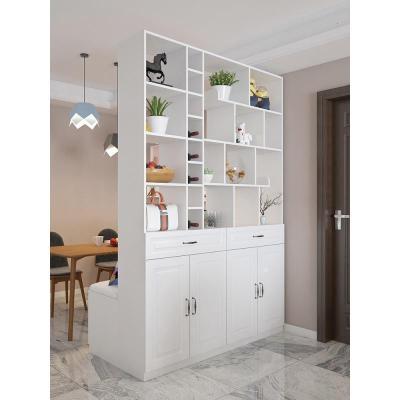 森美人入户进隔断鞋柜一体 简约现代客厅镂空屏风柜 风水玄关柜间厅柜