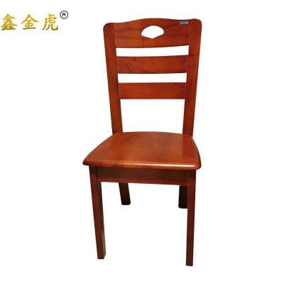 鑫金虎简约现代全实木餐椅B2