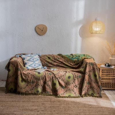 家柏饰(CORATED)全棉五层纱布流苏毯子毛巾被全棉盖毯被夏凉被空调毯休闲毯床单被