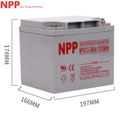 NPP蓄电池NPG12-38Ah