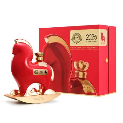 泸州老窖 马年纪念酒 52度1.2L*1坛 生肖礼盒 送礼摆柜佳品