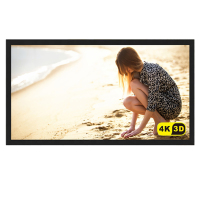 经科JK画框投影幕布投影机小边框N4-FL/W1正投软幕126寸16:9