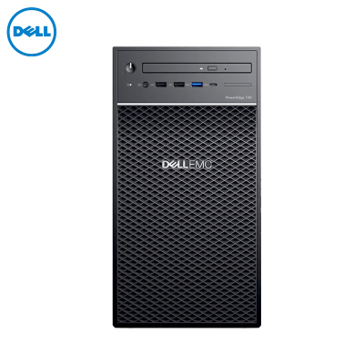 戴尔(DELL)PowerEdgeT40/T140小型塔式服务器主机远程办公财务ERP电脑整机T40E-2224G四核3.5G16G/1T企业+256GSSD
