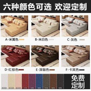 真皮沙发头层牛皮质现代简约小户型客厅家具套装组合 皮沙发整装