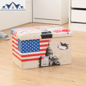 折叠卡通汽车儿童收纳凳宝宝装玩具收纳箱可坐人沙发储物箱换鞋凳 三维工匠