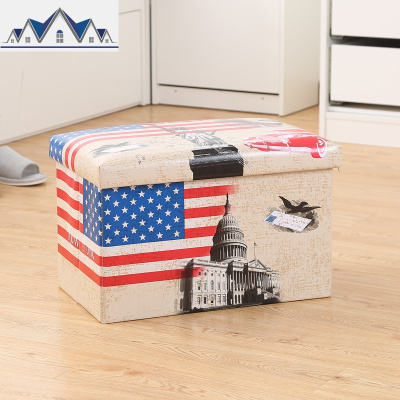 折叠卡通汽车儿童收纳凳宝宝装玩具收纳箱可坐人沙发储物箱换鞋凳 三维工匠