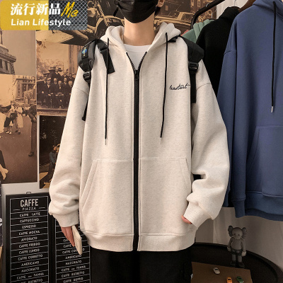 恋名媛胖妹妹200斤慵懒港风开衫卫衣女秋冬季情侣装加绒加厚大码外套潮大码女装