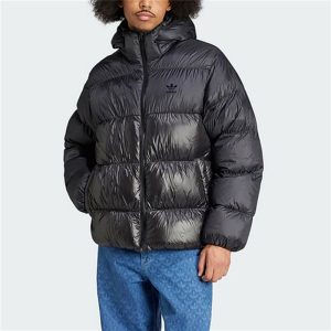 阿迪达斯 (adidas)三叶草羽绒服外套男装新款运动服保暖连帽羽绒休闲夹克IW3454 ZP