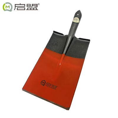 启盟 铁锹带锹柄方头大号泥锹32cmQM-80075把