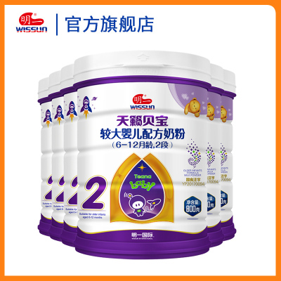 明一商城婴幼儿奶粉天籁贝宝2段800*6