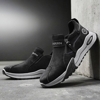 男鞋2026新款春季运动鞋时尚百搭减震耐磨老爹鞋一脚蹬工作休闲鞋
