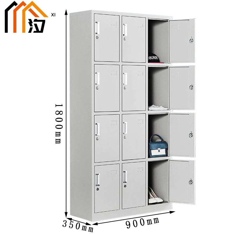 汐铁皮衣柜十二门台