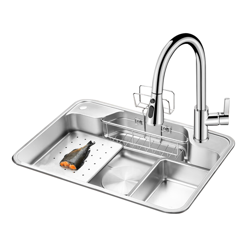 欧琳(OULIN) 水槽9149大单槽厨房304不锈钢洗菜盆洗碗槽