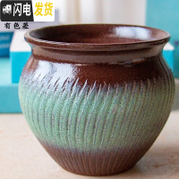 三维工匠法师老桩多肉花盆高透气粗陶多肉植物花盆器紫砂陶瓷大号陶罐批发 HP1816 大花盆容器