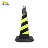 安虎 橡胶路锥 6斤黄黑条纹 个