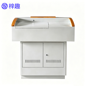 梓趣 多媒体讲台钢制讲台翻转桌 ZQ-802 台