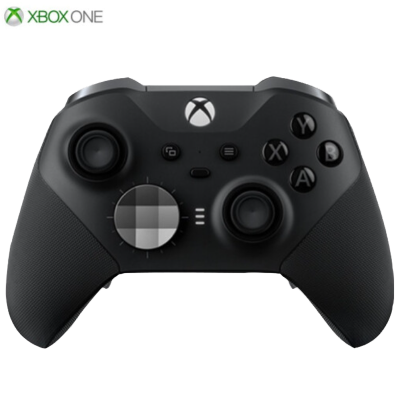 微软XboxOneS手柄Xbox蓝牙pc手柄二代精英手柄2代steam游戏OneX无线控制器精英版手柄二代2代黑色