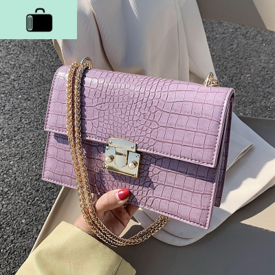 夏季链条小方包2020新款斜挎包女百搭ins女包质感网红时尚单肩包NEW LAKE女士单肩包