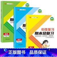 归类期末总复习 (语数英) 四年级下 [正版]2023新版小学单元归类复习期末总复习一年级二年级三四五六下册语文数学英语