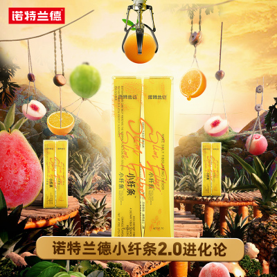 诺特兰德 膳食纤维小纤条果蔬纤维固体饮料 7g*10条 2盒体验装