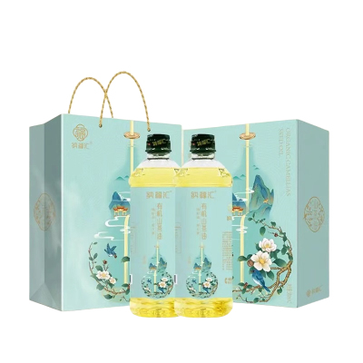 纳福汇山茶油福禄礼盒 1000ml*2 物理压榨