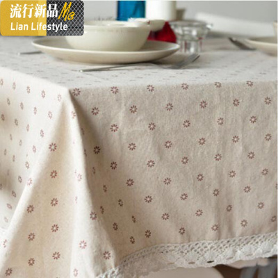 小碎花桌布美式复古学习桌布垫学生书桌ins学生少女心可爱田园风 三维工匠