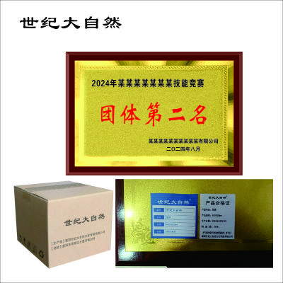 世纪大自然 奖牌 400*600mm 块