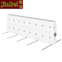 锦北手动密集架钢制移动柜档案柜轨道手摇式密集资料柜一列八组/立方