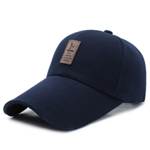 新款男士棉质棒球帽时尚韩版简约女士鸭舌帽休闲运动帽加长帽檐