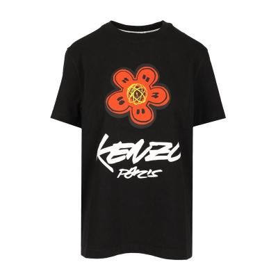 高田贤三(Kenzo)女士短袖T恤纯棉圆领休闲舒适百搭夏季运动卫衣