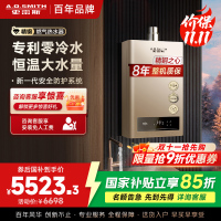 史密斯 16升零冷水燃气热水器 专利单管巡航零冷水 不锈钢换热器包8年 恒温大水量JSQ31-BJS