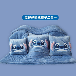 新款双面北极绒年秋冬加厚抱枕被加重长毛