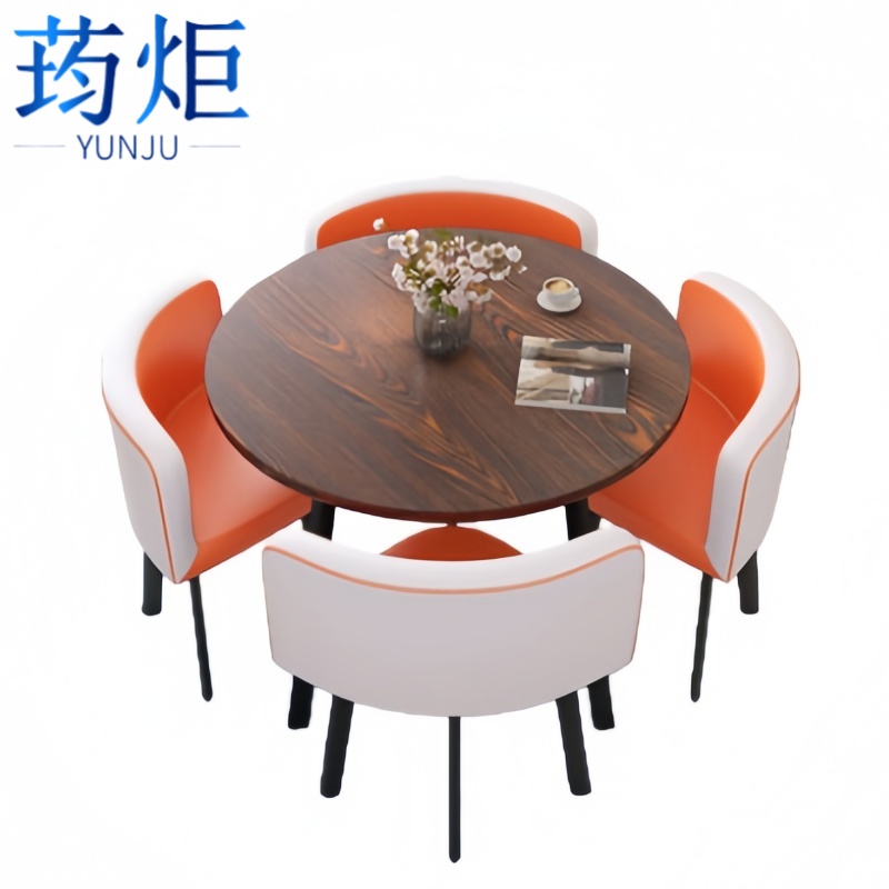 荺炬前台桌一桌四椅套