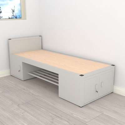 合祥源 QX-C70 钢制加厚单人床 2000*900*800mm 单位:张