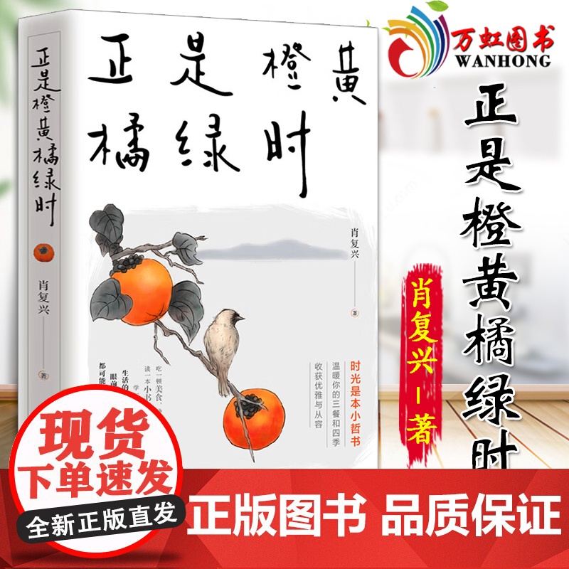 正是橙黄橘绿时 肖复兴 暖心新作 一份人生小哲书 温暖你的三餐和四季 收获优雅与从容 现当代文学 北京联合出版公司978